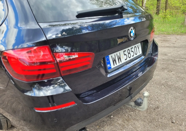BMW Seria 5 cena 105550 przebieg: 158000, rok produkcji 2016 z Warszawa małe 379